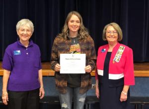 photo Fargo Gage HS DAR Good Citizen Hallie
